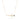 Arabian Yellow Gold Sword Necklace - Horizontal