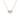The Queen's Pink Heart Necklace - NECKLACE - HG Jewellery